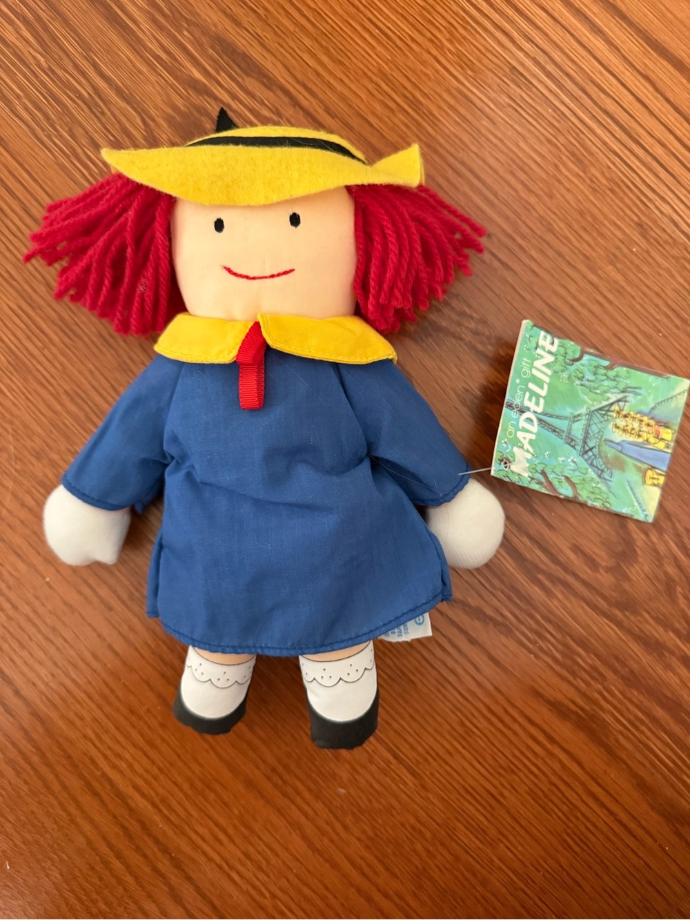 Vintage 1990 Eden Madeline 9” Cloth Doll with Original Hangtag